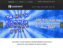 Tablet Screenshot of glasgowbaptist.org